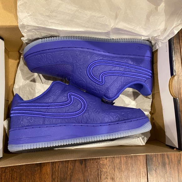 Nike Women's Air Force 1 Low LXX Zip Serena Williams Lapis DR9842-400 Size 9 - Picture 7 of 7
